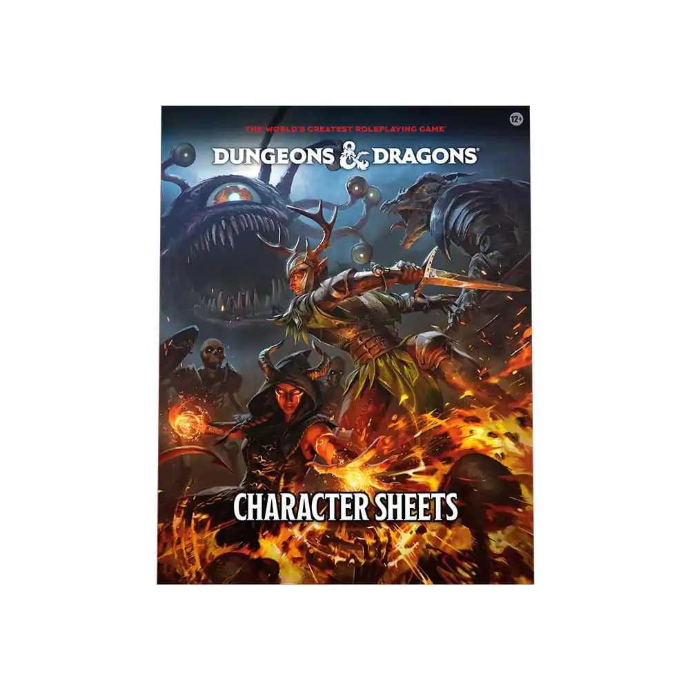 Dungeons & Dragons RPG Character Sheets 2024 english product photo