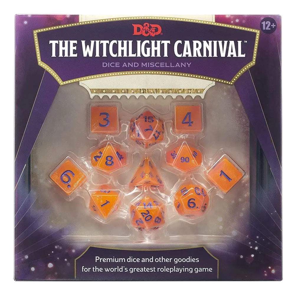 Dungeons & Dragons RPG Dice Set Witchlight Carnival termékfotó