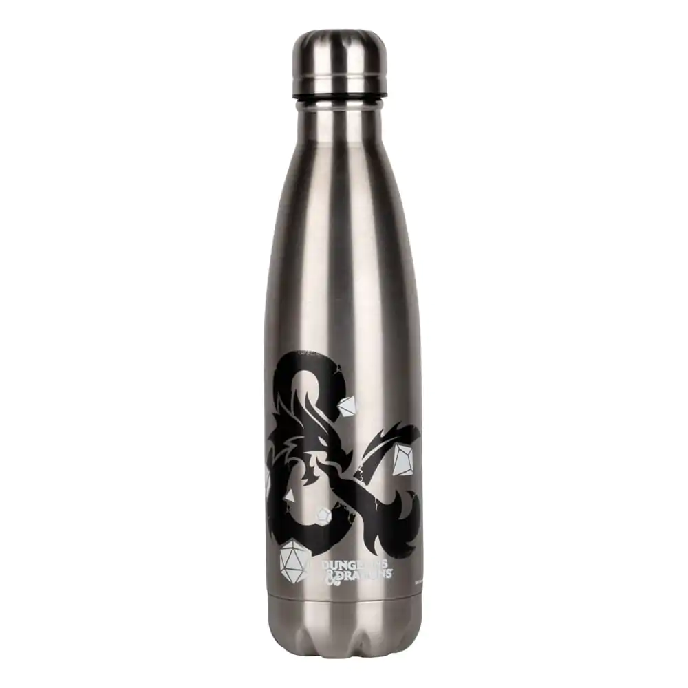 Dungeons & Dragons Thermo Water Bottle Logo Silver product photo