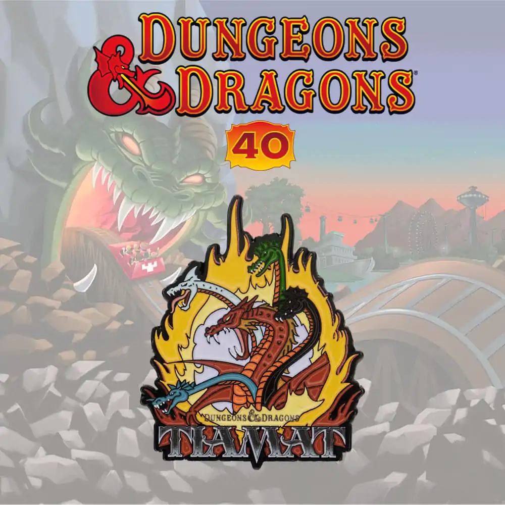 Dungeons & Dragons: The Cartoon Pin Badge 40th Anniversary Tiamat termékfotó