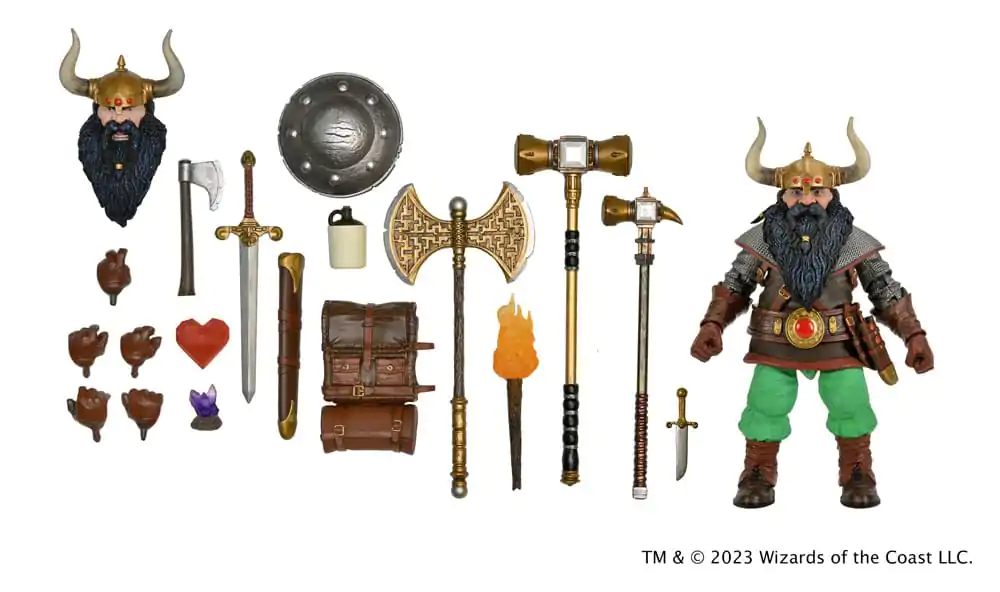 Dungeons &amp; Dragons Action Figure Ultimate Elkhorn the Good Dwarf Fighter 18 cm product photo