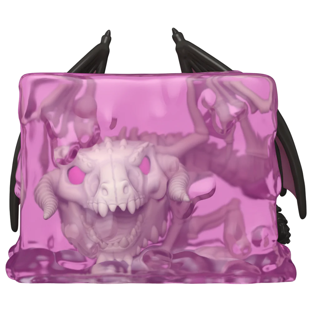 Dungeons and Dragons Funko POP! Deluxe Animation Vinyl Figure Gelatinous Cube with Dracolich (GR) (GW) Exclusive Edition 9 cm product photo