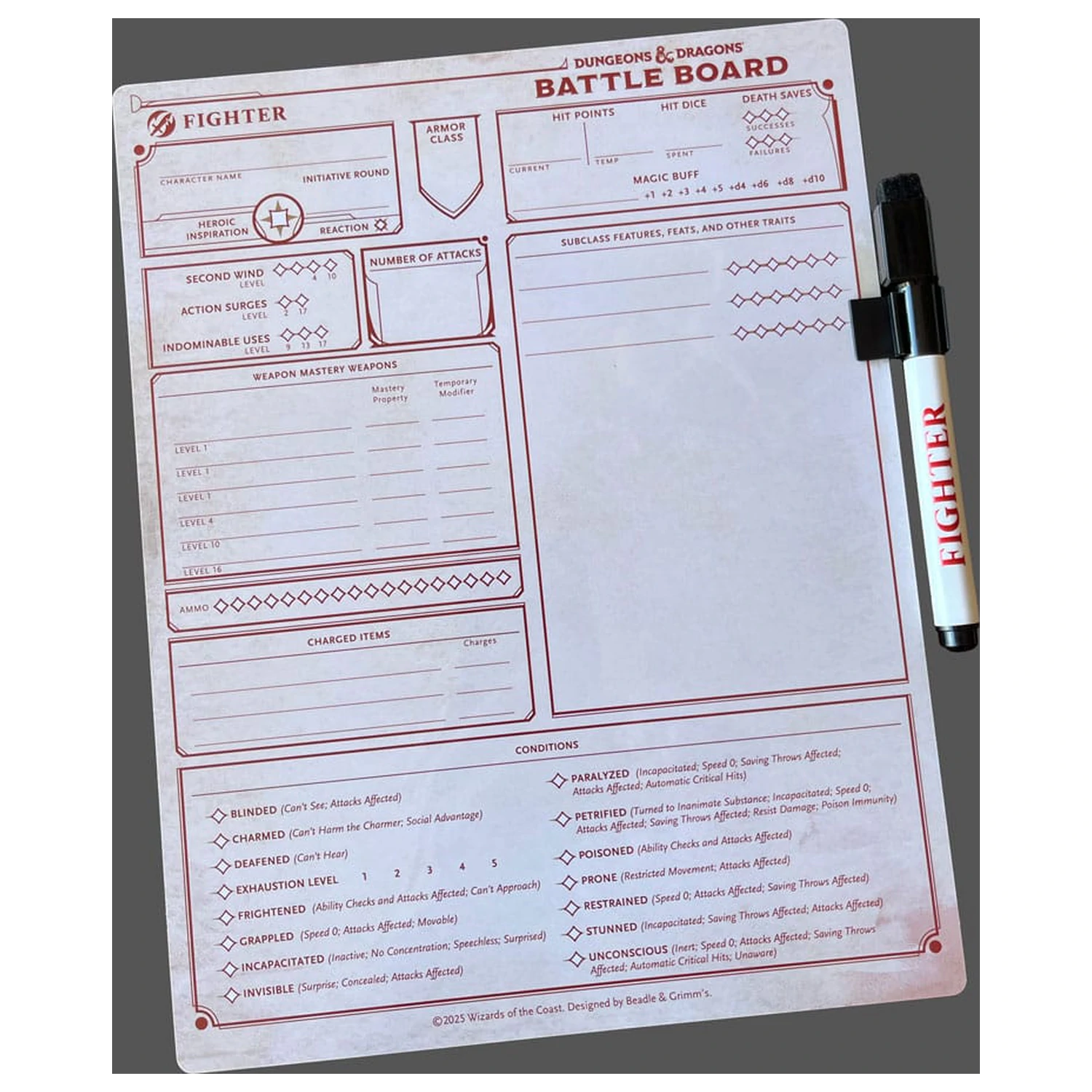 Dungeons & Dragons Battle Board Fighter product photo