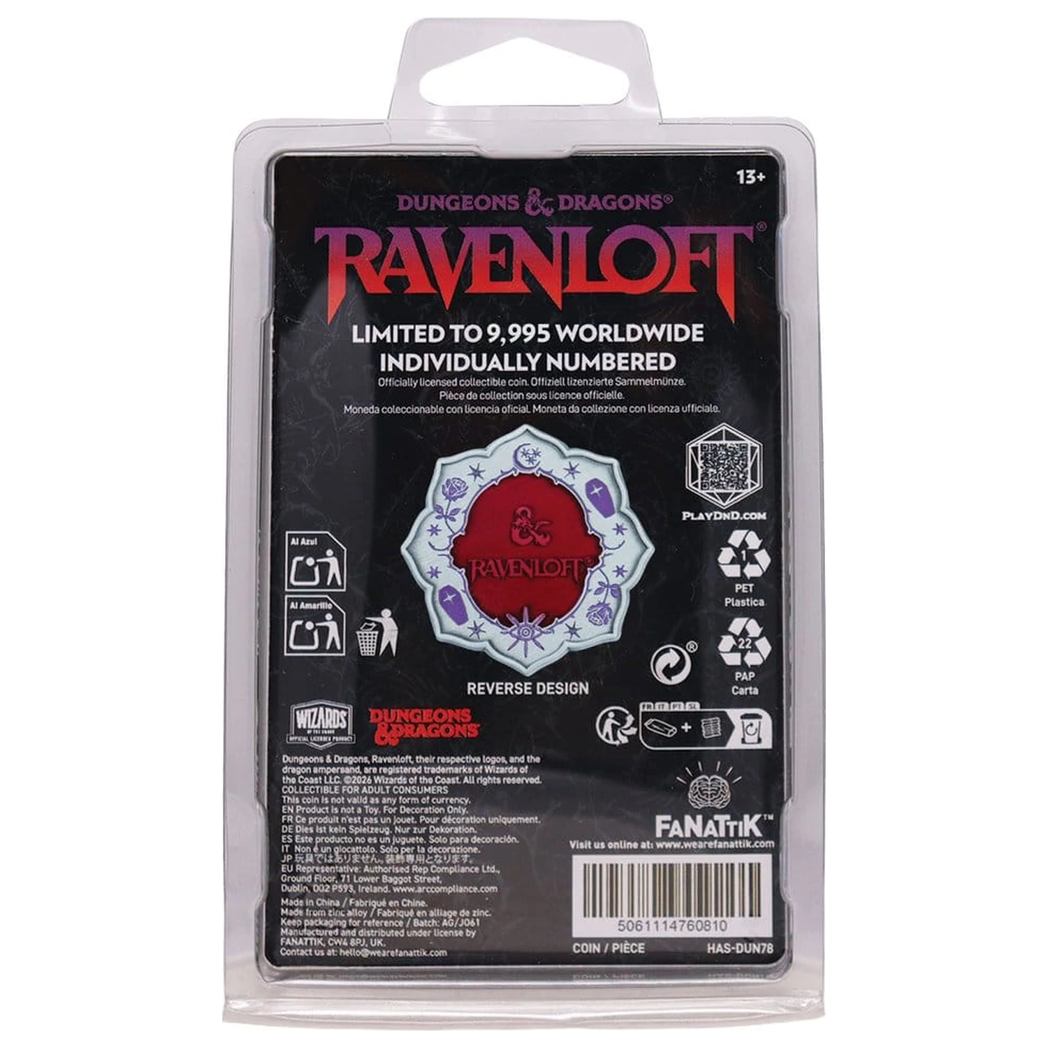 Dungeons & Dragons Collectable Coin Ravenloft Limited Edition product photo