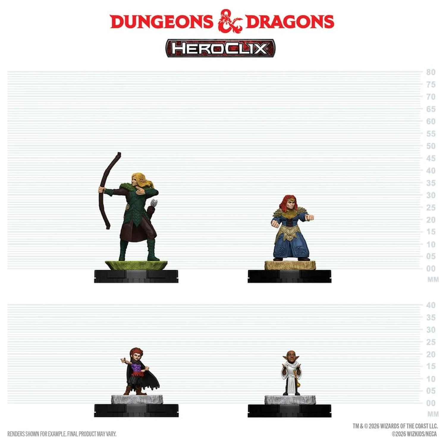 Dungeons & Dragons HeroClix 400: Figure Set Adventuring Party 1 product photo