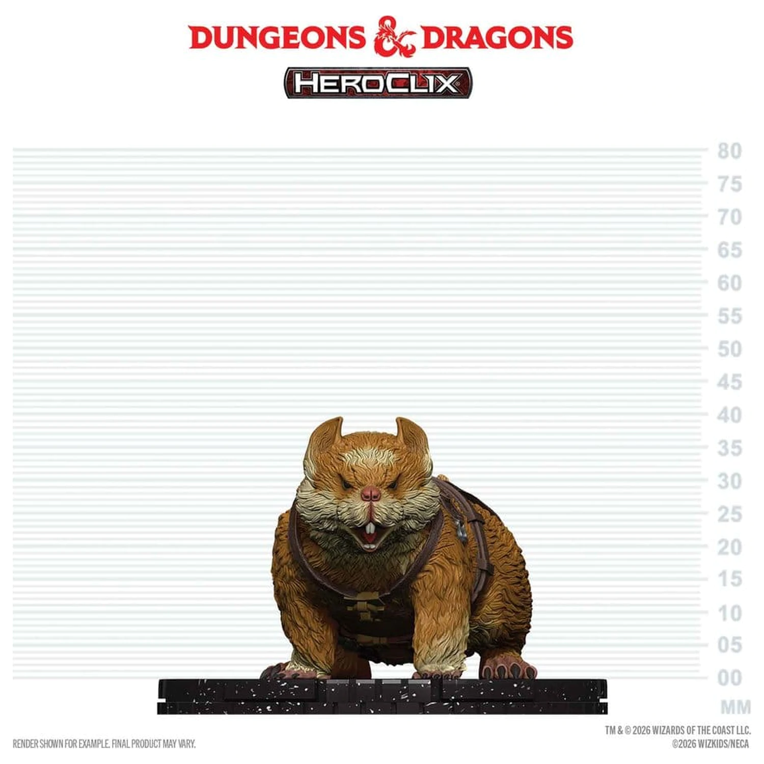 Dungeons & Dragons HeroClix: Giant Mini Figure Space Hamster product photo
