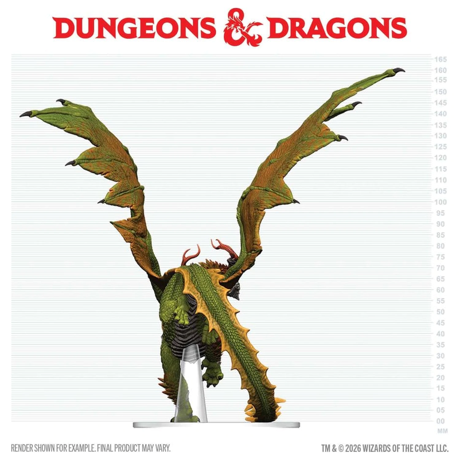 Dungeons & Dragons Icons of the Realms prepainted Miniatures Adult Spirit Dragon 24 cm product photo
