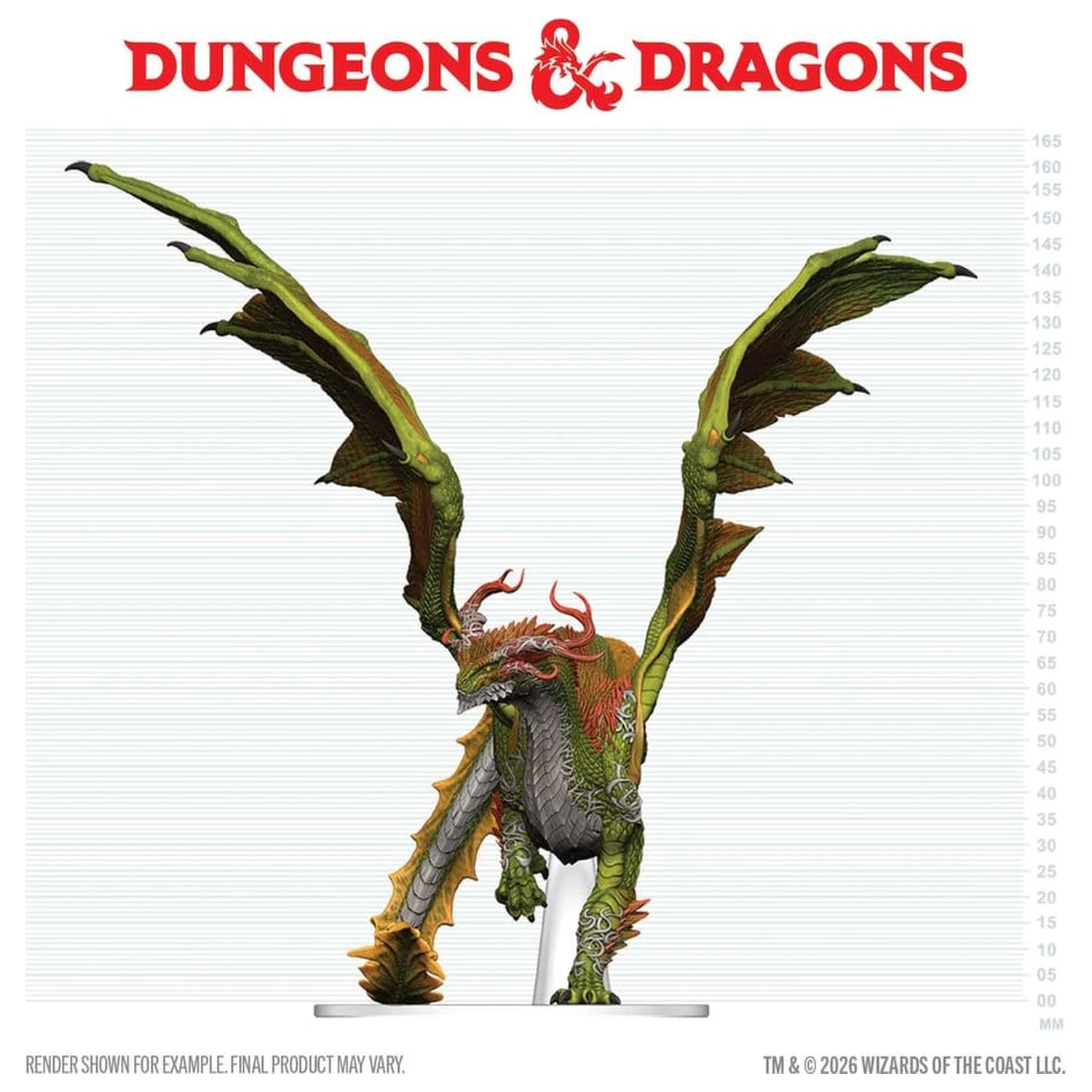 Dungeons & Dragons Icons of the Realms prepainted Miniatures Adult Spirit Dragon 24 cm product photo