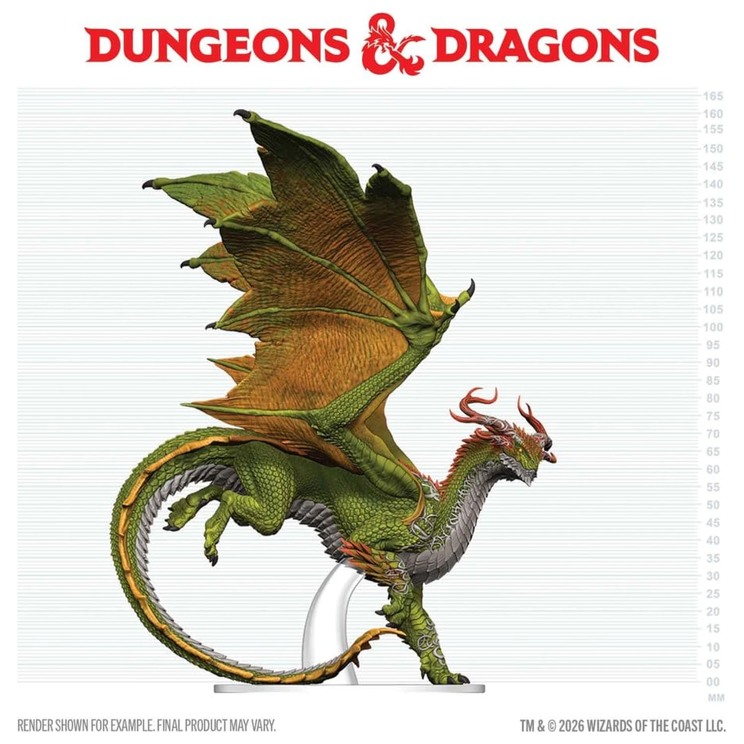 Dungeons & Dragons Icons of the Realms prepainted Miniatures Adult Spirit Dragon 24 cm product photo