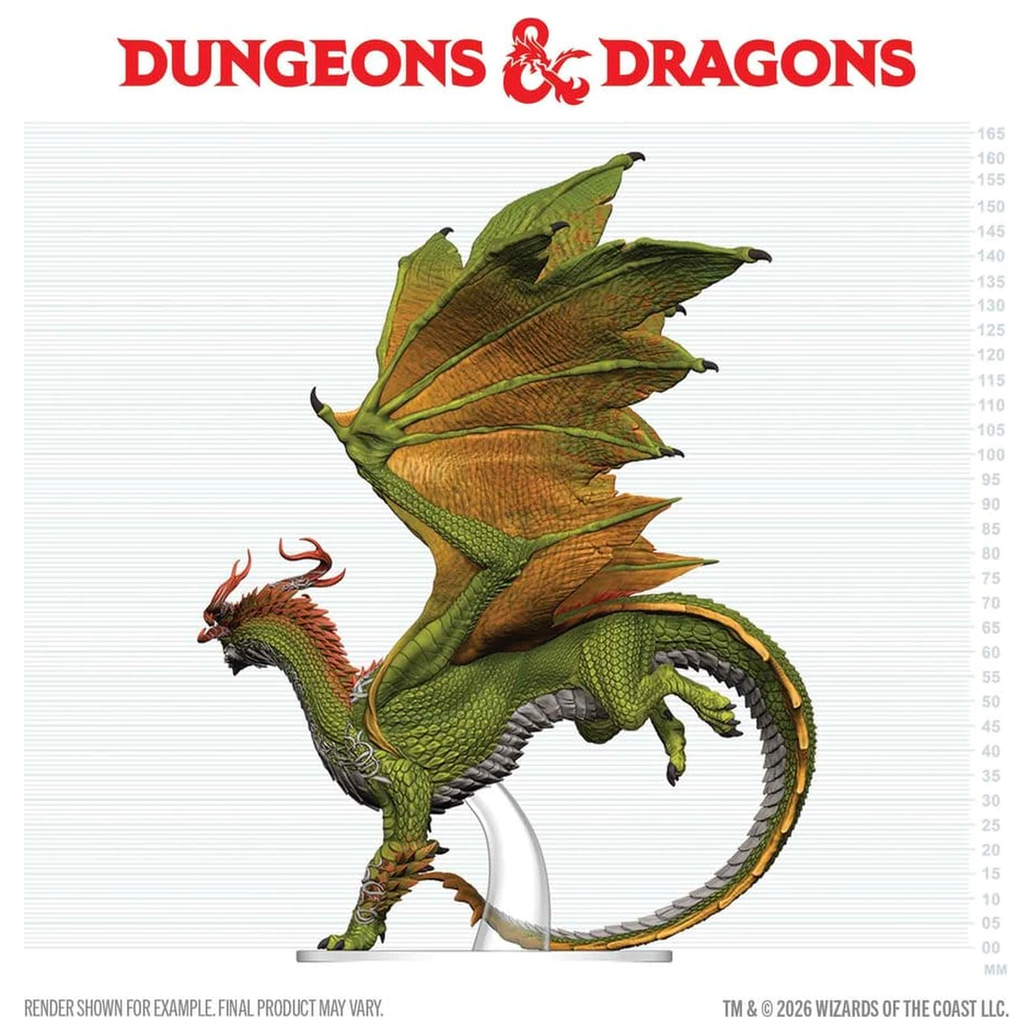 Dungeons & Dragons Icons of the Realms prepainted Miniatures Adult Spirit Dragon 24 cm product photo