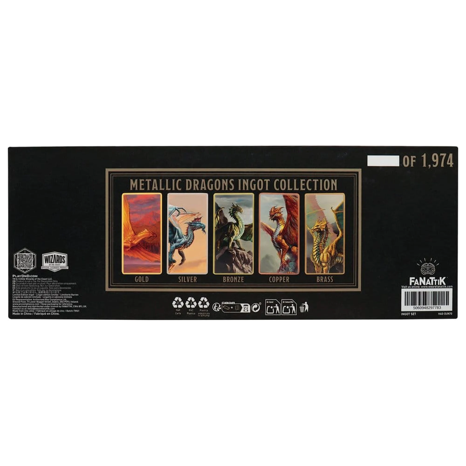 Dungeons & Dragons Ingot Set Magnet Warrior Limited Edition  product photo