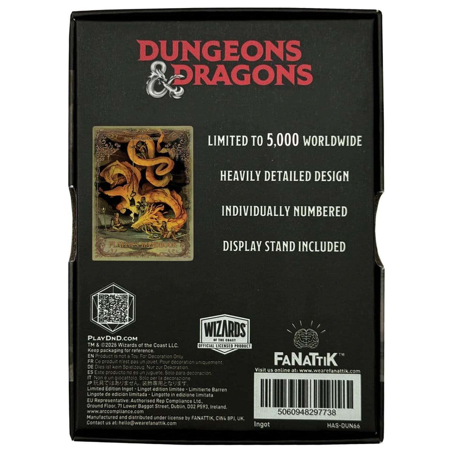 Dungeons & Dragons Ingot Player´s Handbook Alternate Cover Limited Edition    product photo