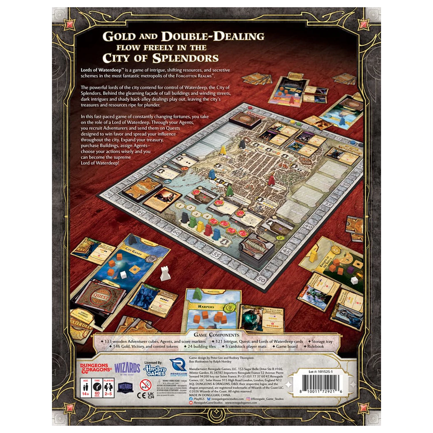 Dungeons & Dragons board game Lords of Waterdeep *English Version* product photo
