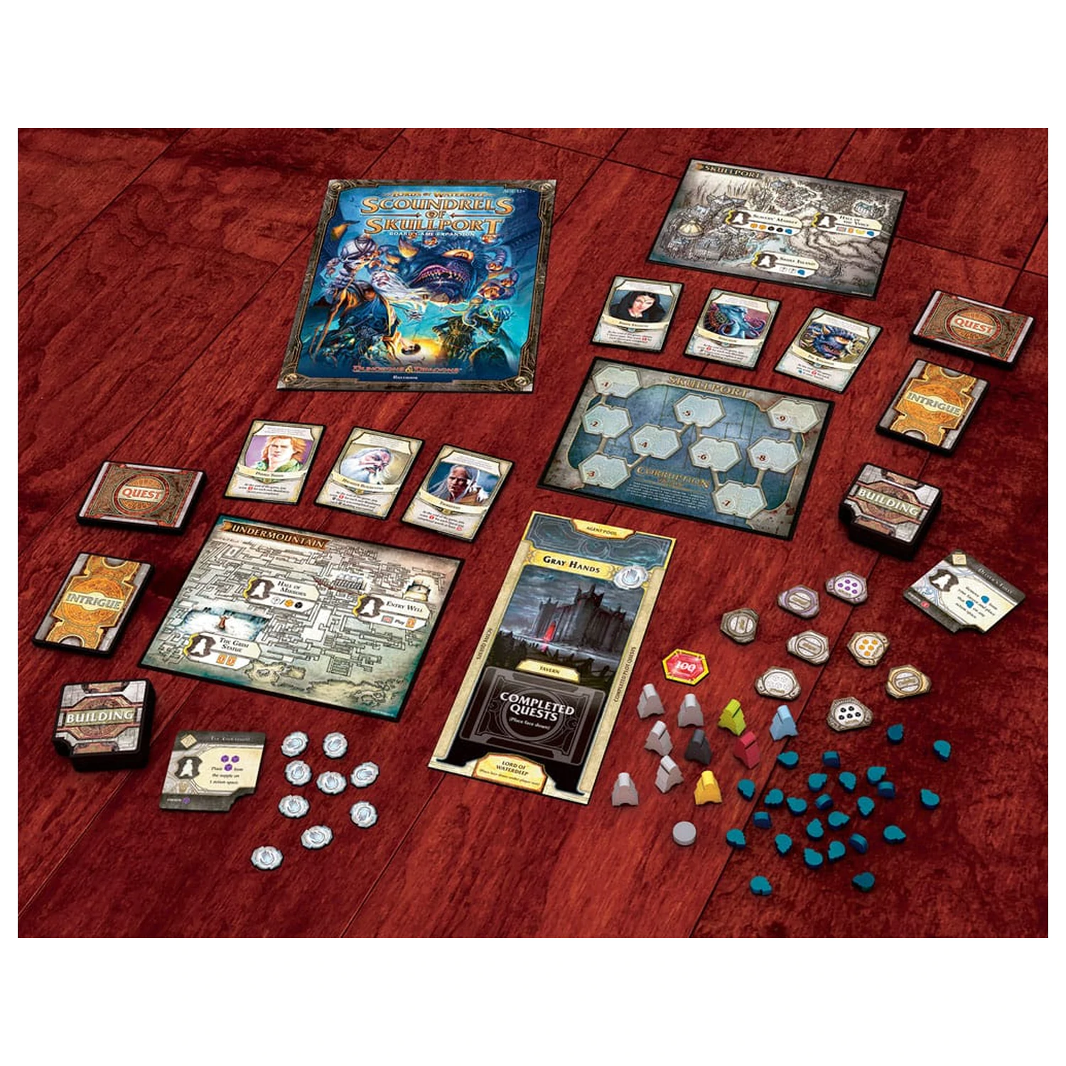 Dungeons & Dragons board game Lords of Waterdeep: Scoundrels of Skullport Expansion *English Version* product photo