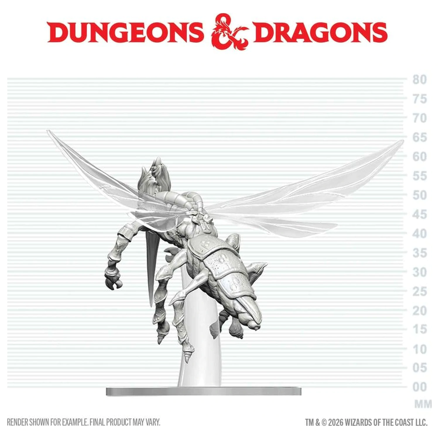 Dungeons & Dragons Nolzur's Marvelous Miniatures Unpainted Miniature Chasme 17 cm product photo