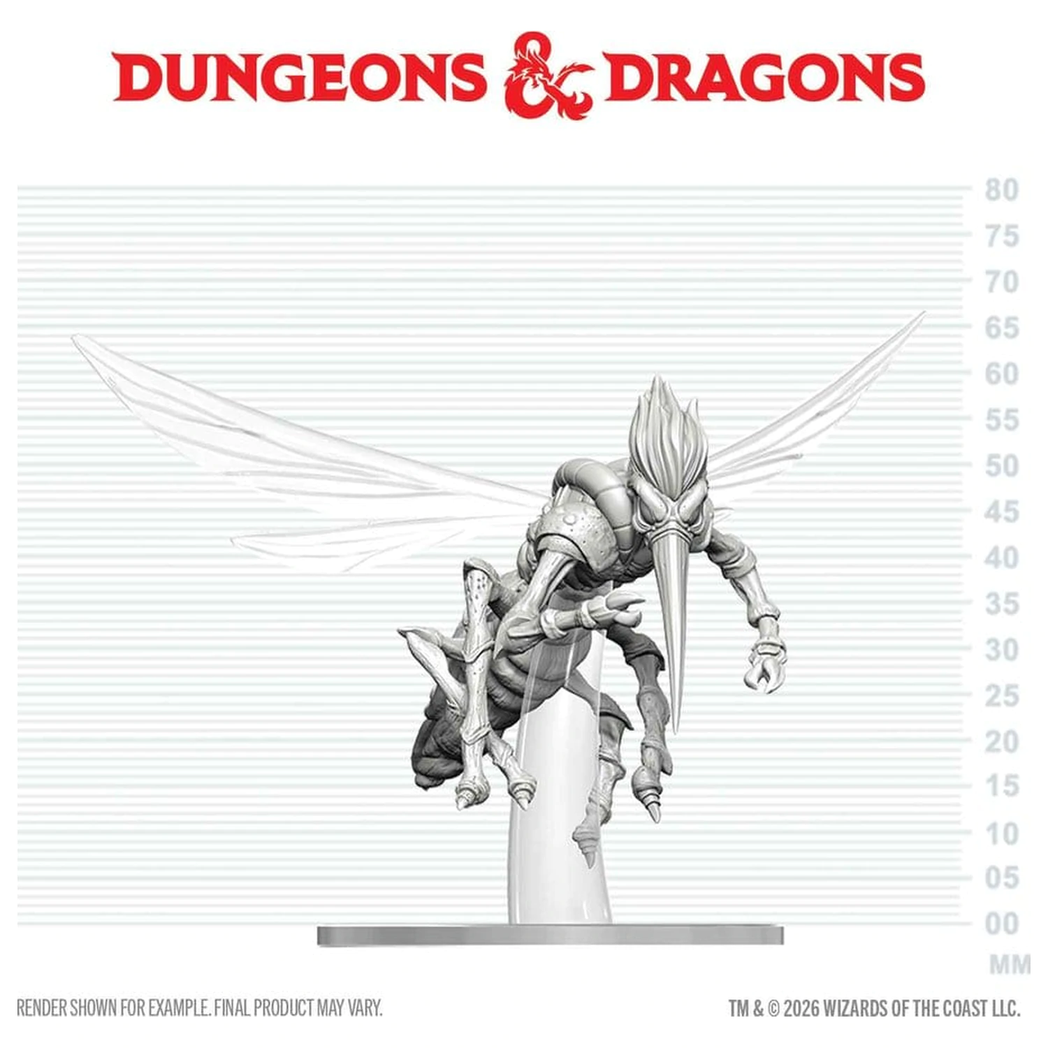 Dungeons & Dragons Nolzur's Marvelous Miniatures Unpainted Miniature Chasme 17 cm product photo