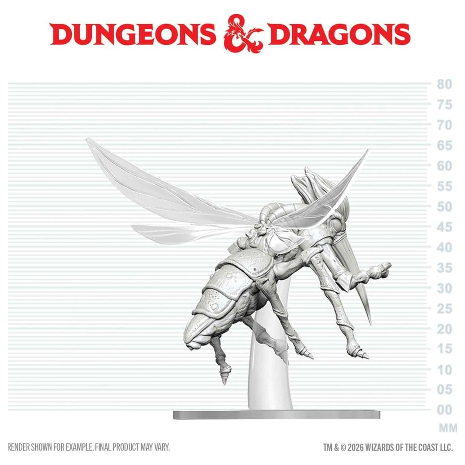 Dungeons & Dragons Nolzur's Marvelous Miniatures Unpainted Miniature Chasme 17 cm product photo