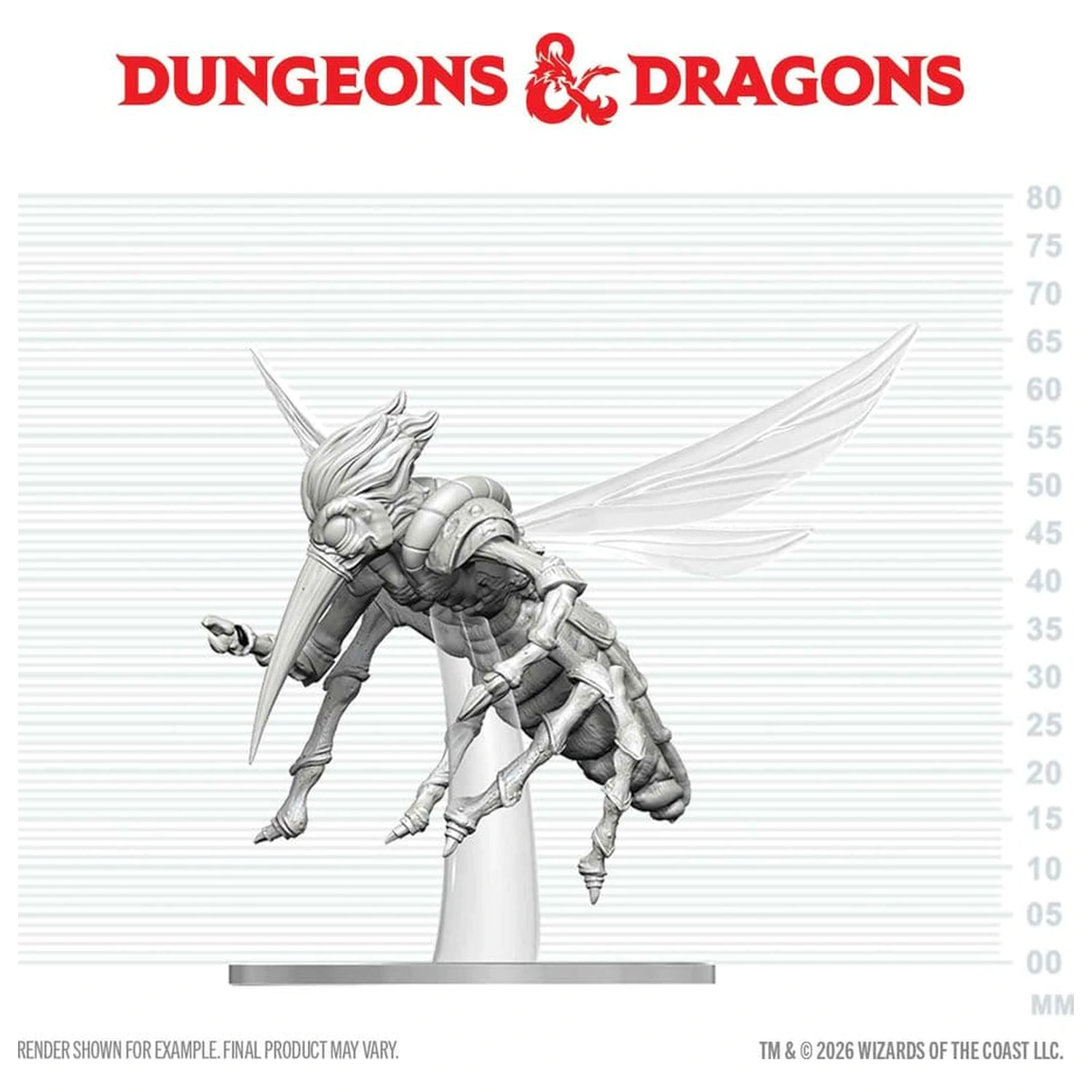 Dungeons & Dragons Nolzur's Marvelous Miniatures Unpainted Miniature Chasme 17 cm product photo