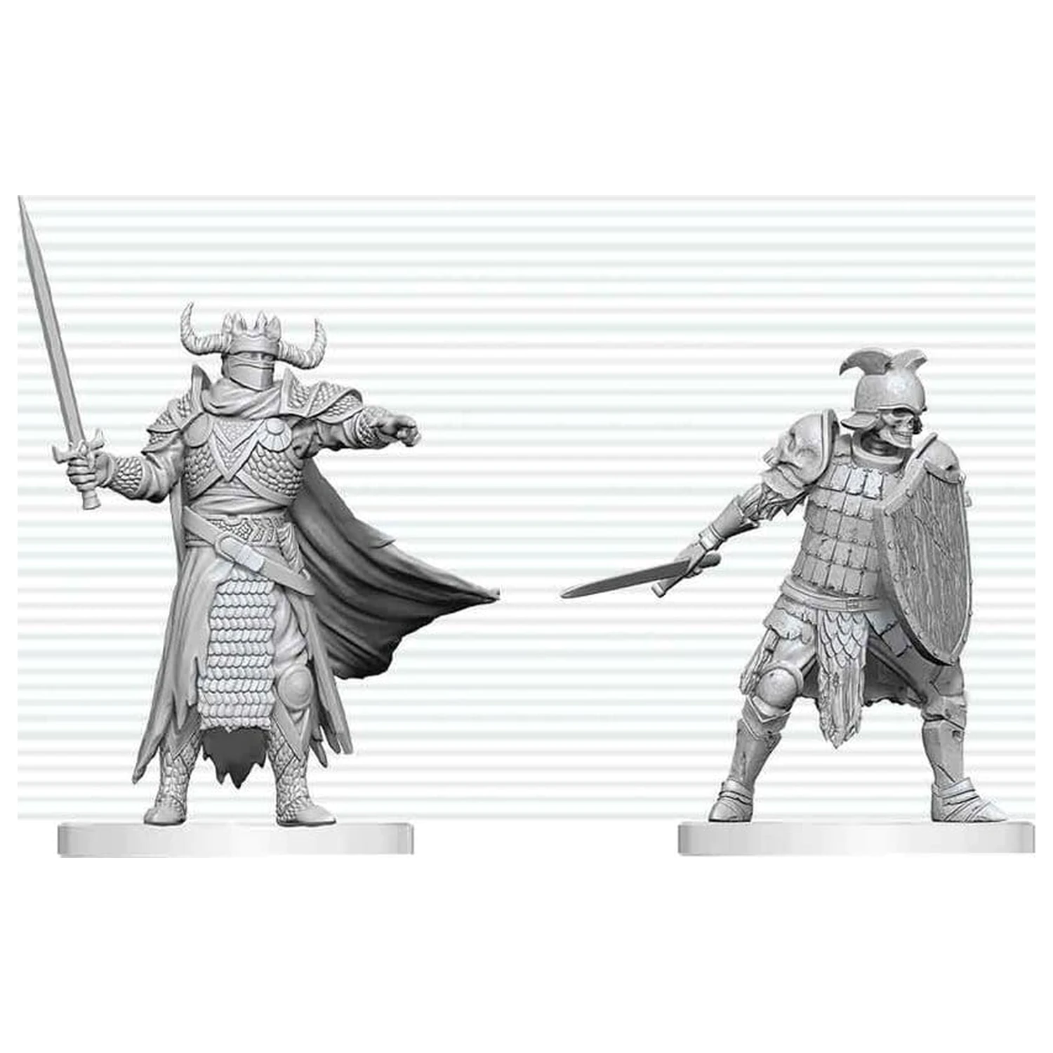 Dungeons & Dragons Nolzur's Marvelous Miniatures Unpainted Miniature Death Knight & Death Knight Aspirant 14 cm product photo