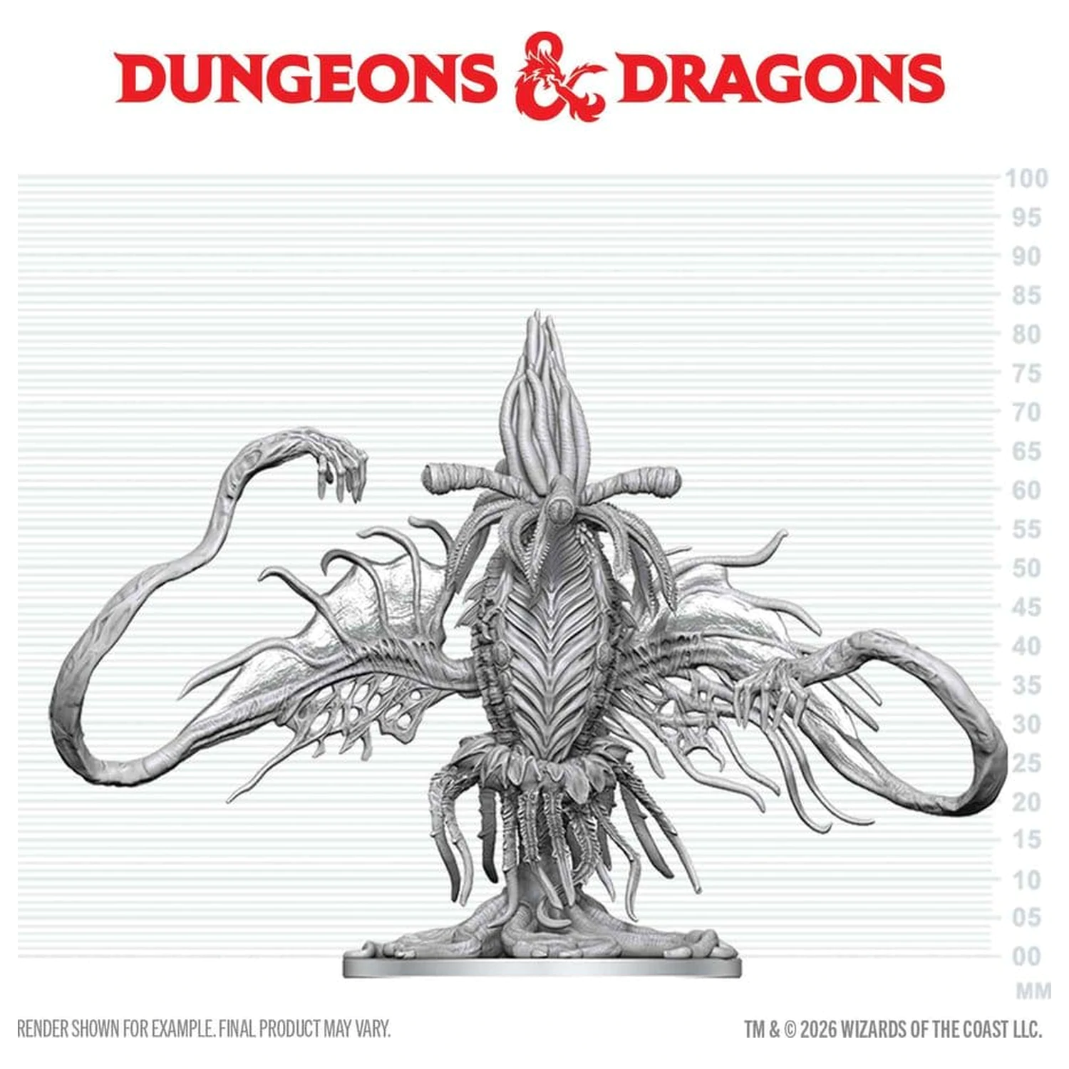 Dungeons & Dragons Nolzur's Marvelous Miniatures Unpainted Miniature Elder Thing 20 cm product photo