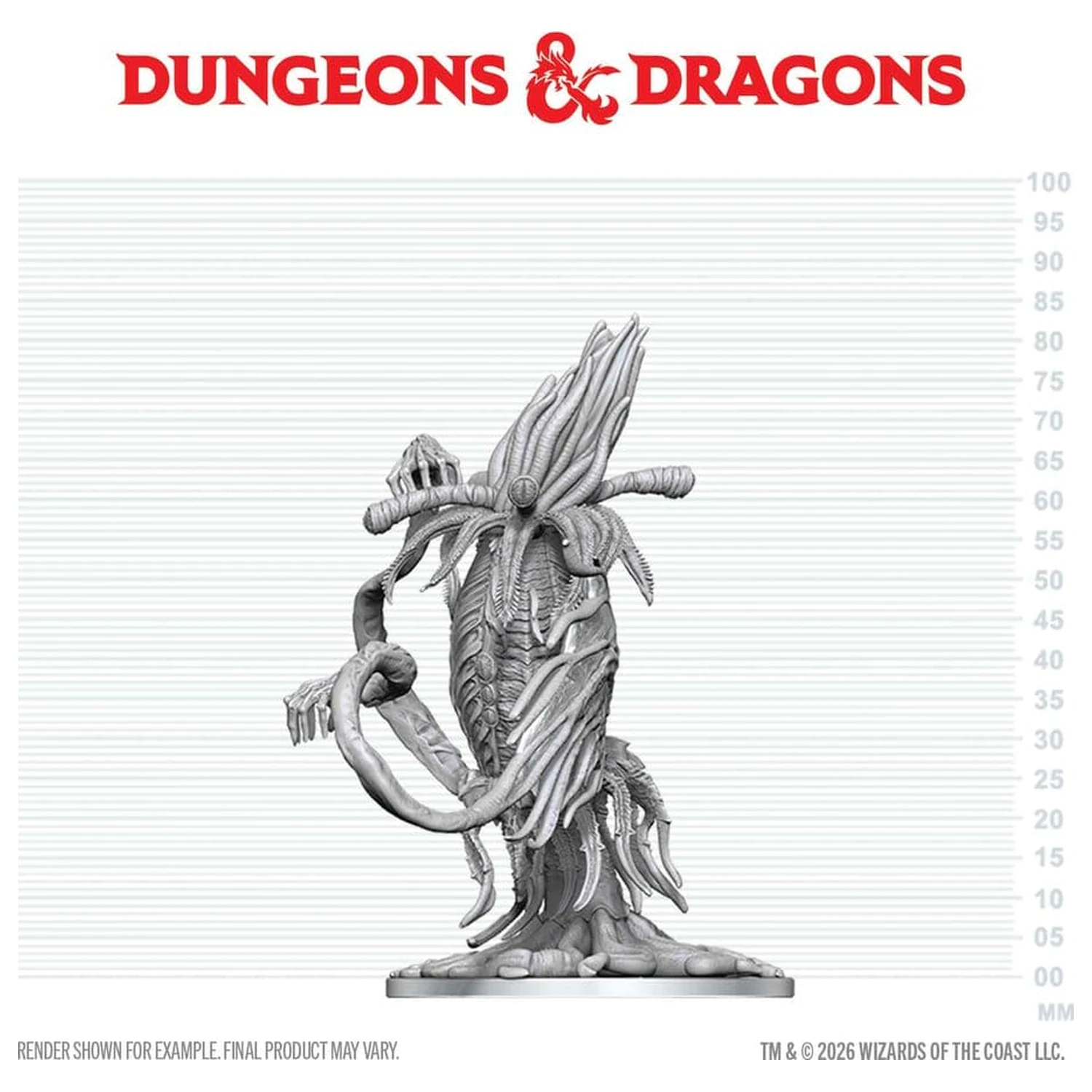Dungeons & Dragons Nolzur's Marvelous Miniatures Unpainted Miniature Elder Thing 20 cm product photo