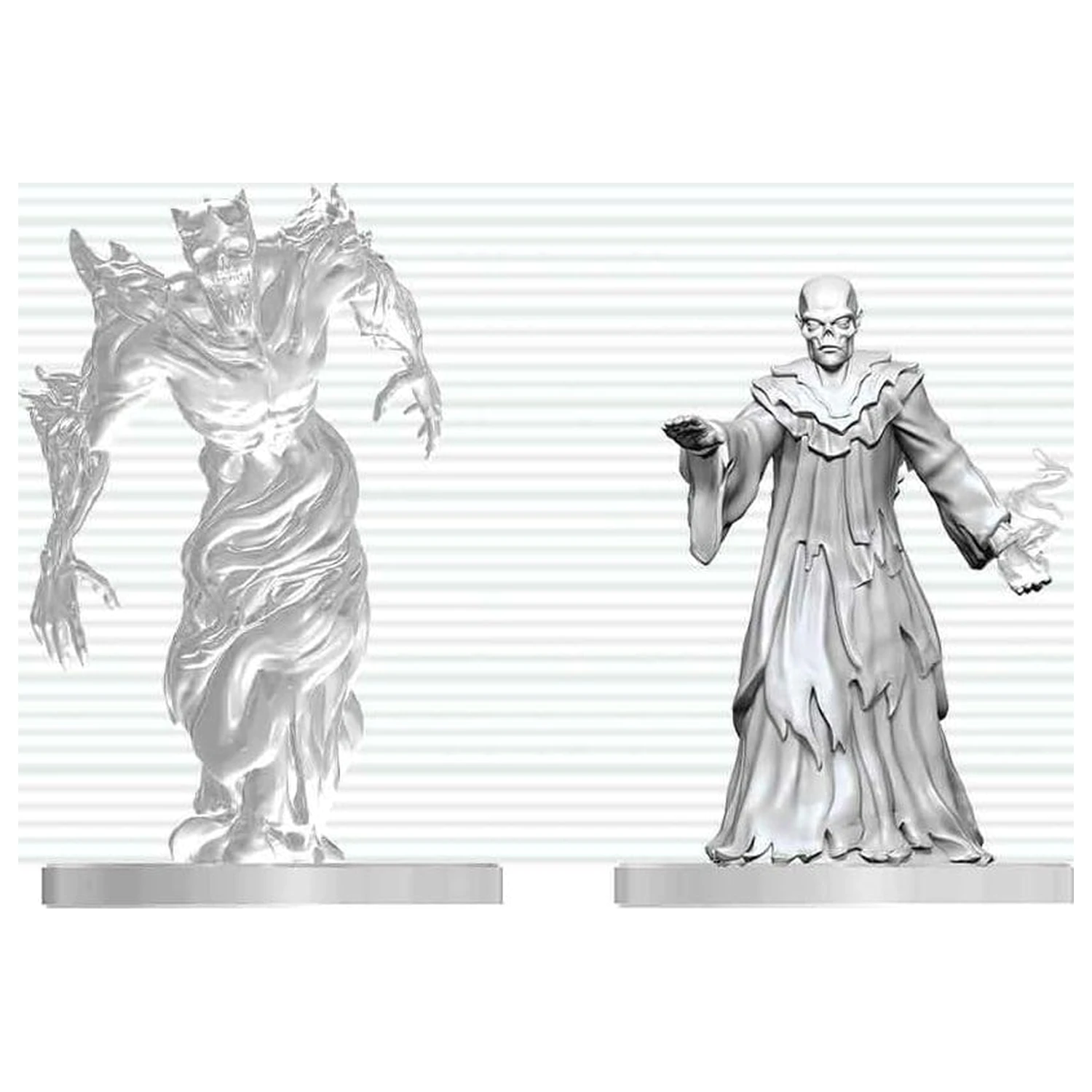 Dungeons & Dragons Nolzur's Marvelous Miniatures Unpainted Miniature Ghast Gravecaller & Wraith 14 cm product photo