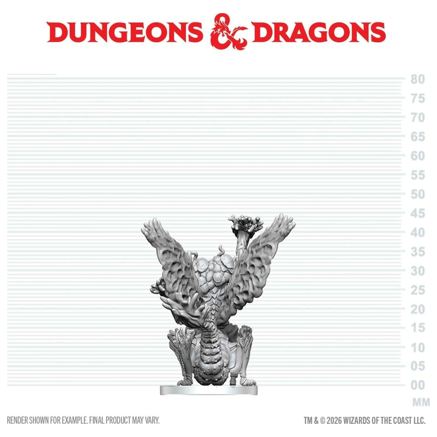 Dungeons & Dragons Nolzur's Marvelous Miniatures Unpainted Miniature Mi-Go 14 cm product photo