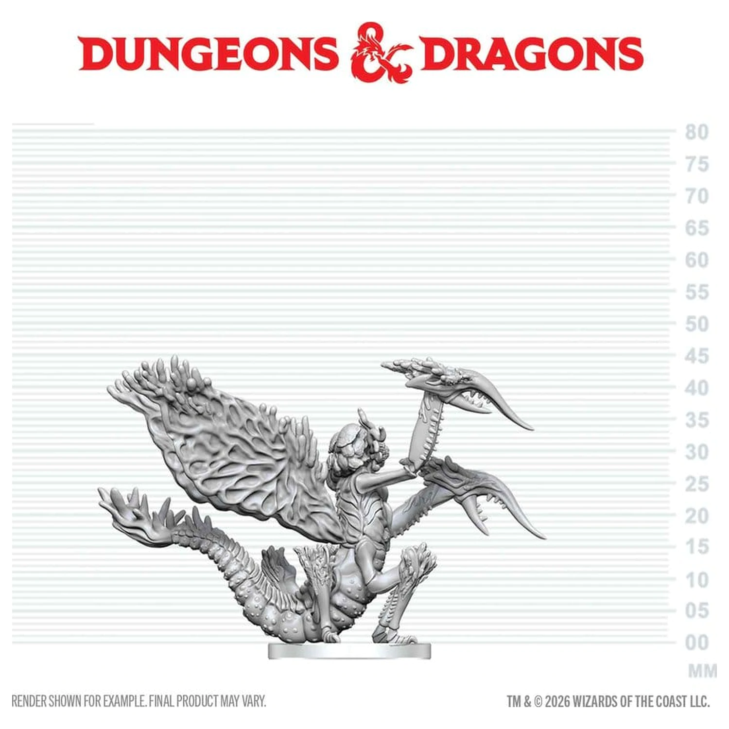 Dungeons & Dragons Nolzur's Marvelous Miniatures Unpainted Miniature Mi-Go 14 cm product photo