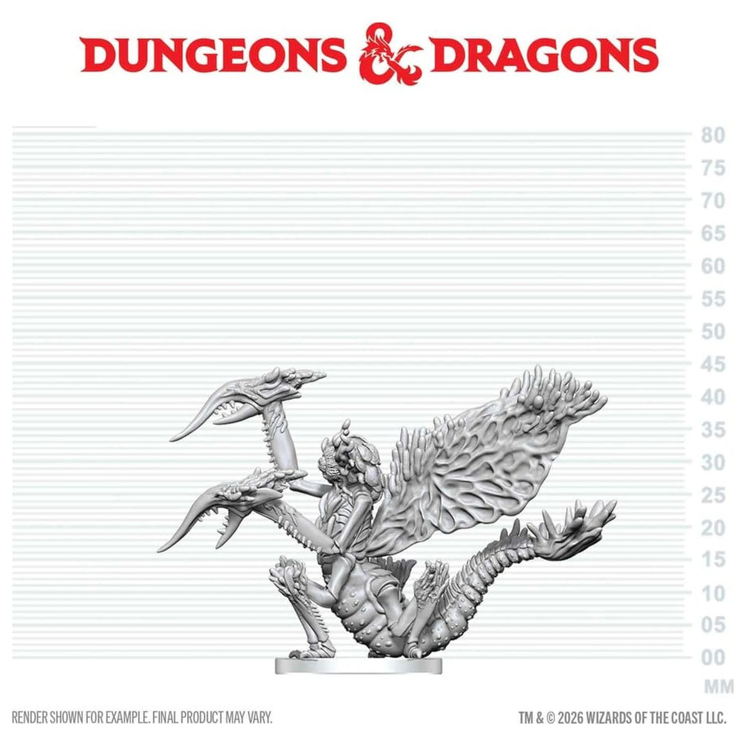 Dungeons & Dragons Nolzur's Marvelous Miniatures Unpainted Miniature Mi-Go 14 cm product photo
