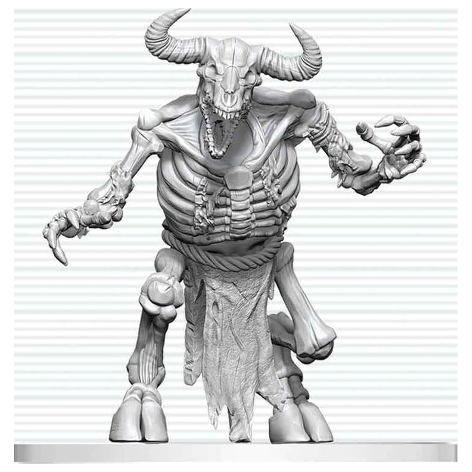 Dungeons & Dragons Nolzur's Marvelous Miniatures Unpainted Miniature Minotaur Skeleton 17 cm product photo