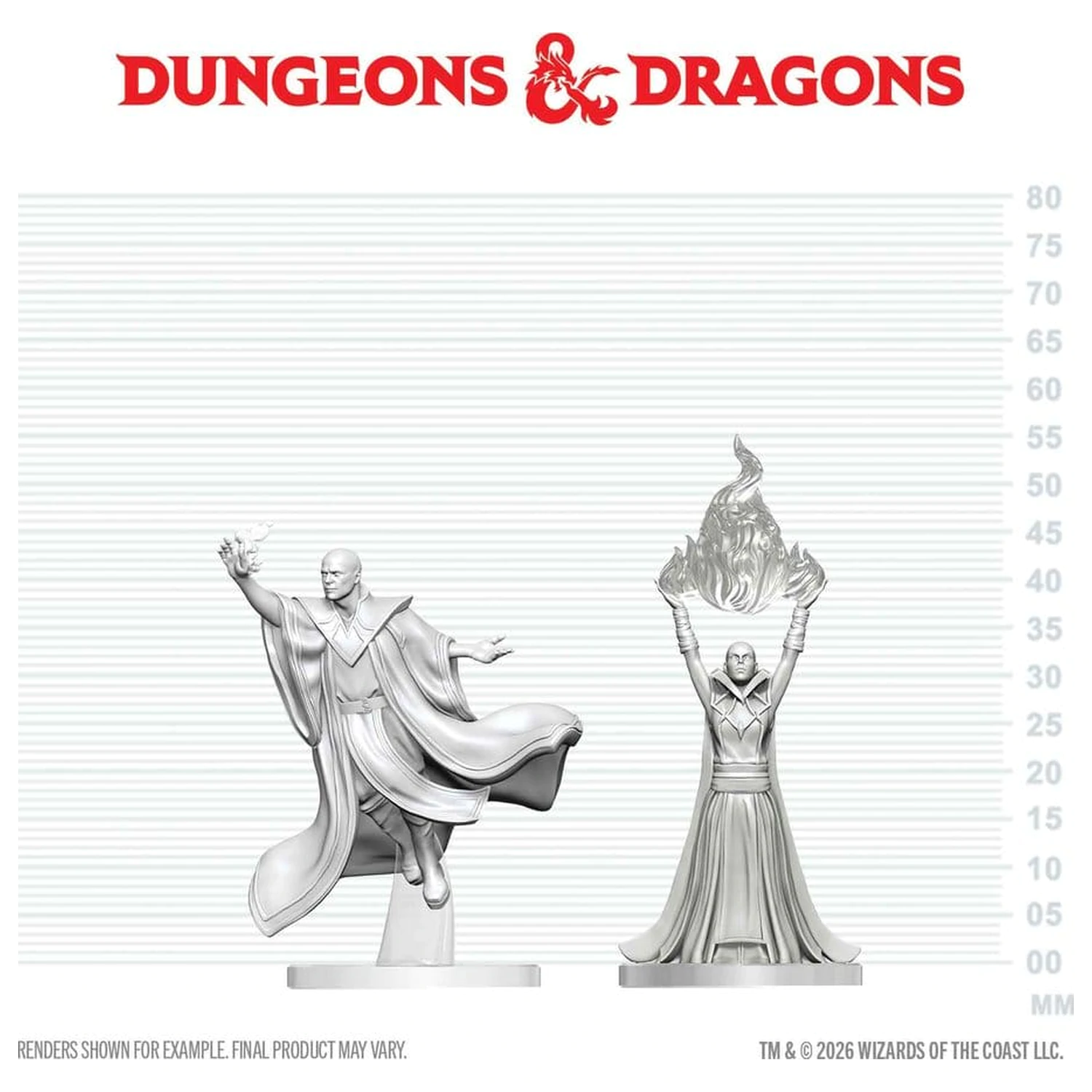 Dungeons & Dragons Nolzur's Marvelous Miniatures Unpainted Miniature Red Wizard Mage & Archmage 14 cm product photo