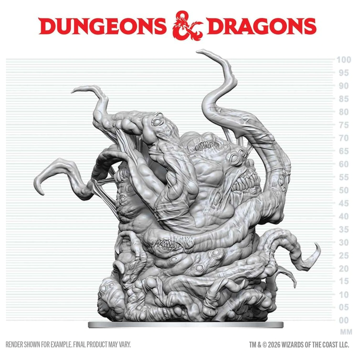 Dungeons & Dragons Nolzur's Marvelous Miniatures Unpainted Miniature Shoggoth 20 cm product photo