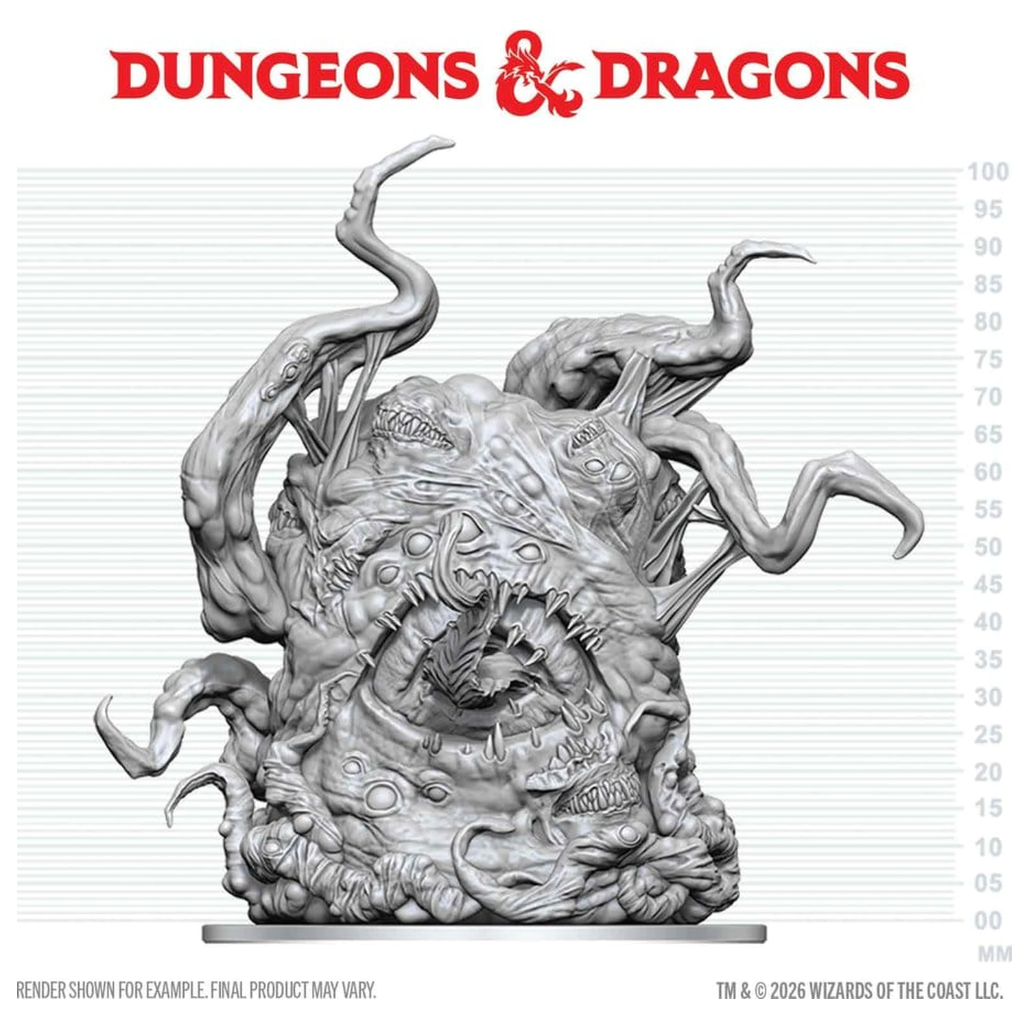 Dungeons & Dragons Nolzur's Marvelous Miniatures Unpainted Miniature Shoggoth 20 cm product photo