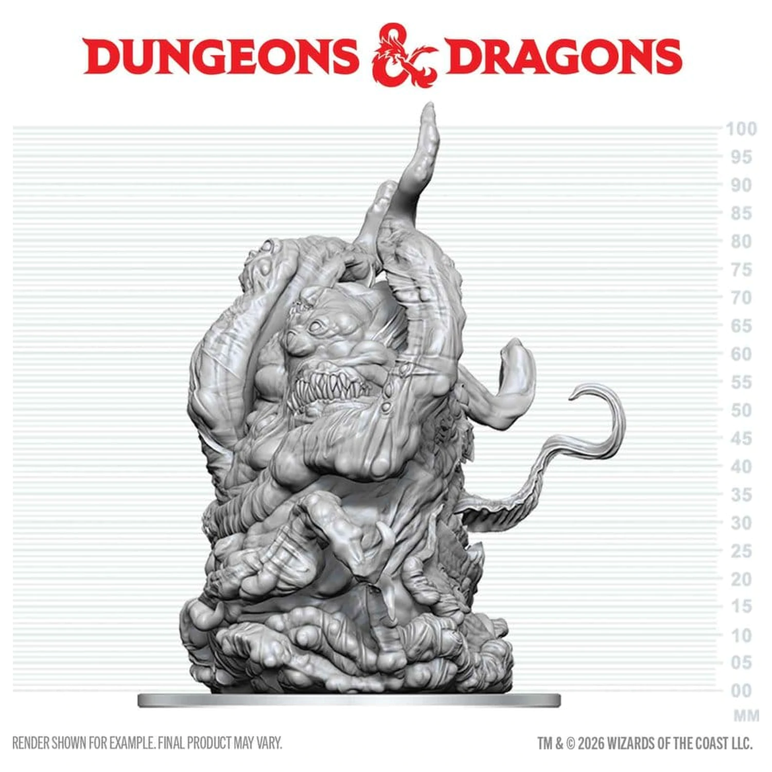 Dungeons & Dragons Nolzur's Marvelous Miniatures Unpainted Miniature Shoggoth 20 cm product photo