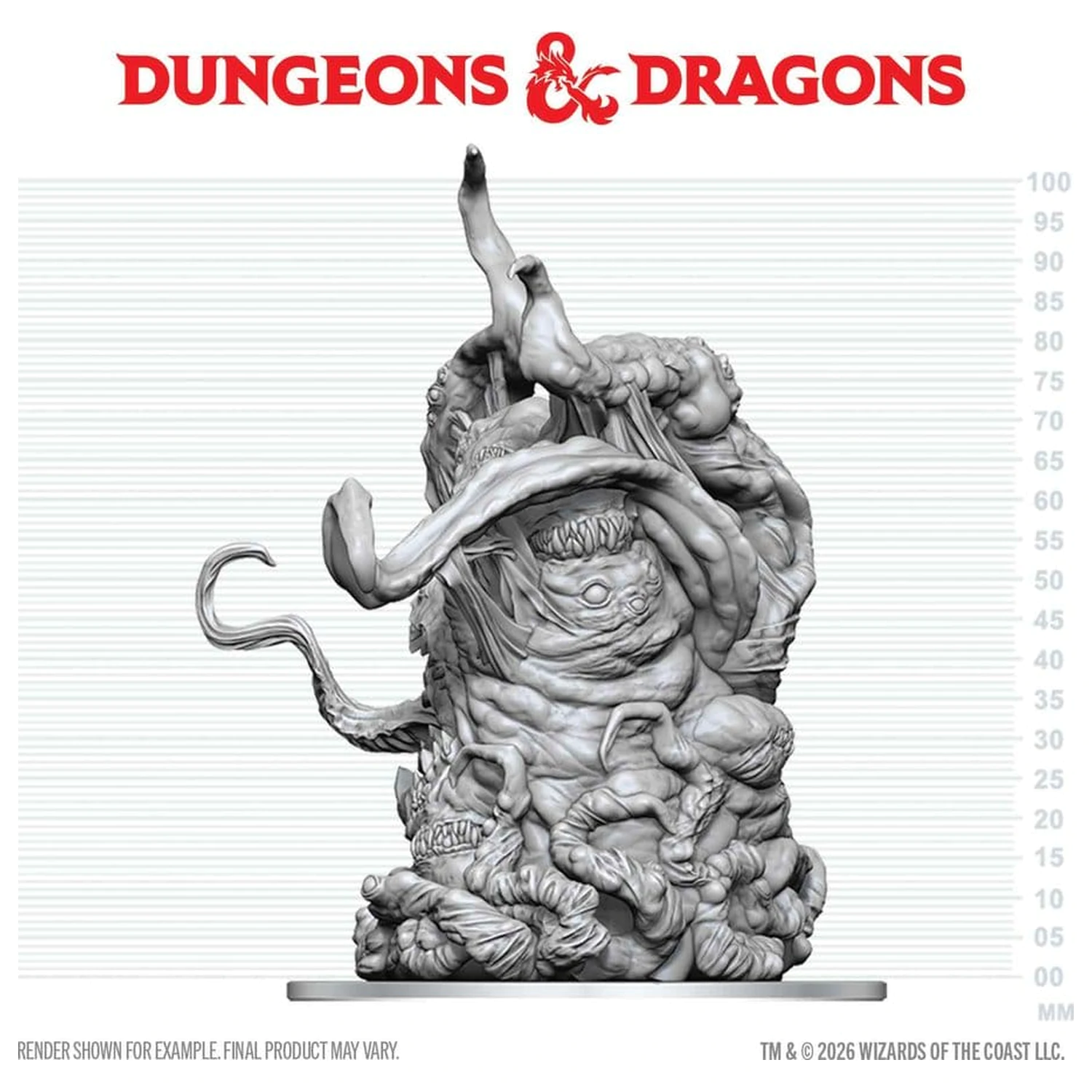 Dungeons & Dragons Nolzur's Marvelous Miniatures Unpainted Miniature Shoggoth 20 cm product photo