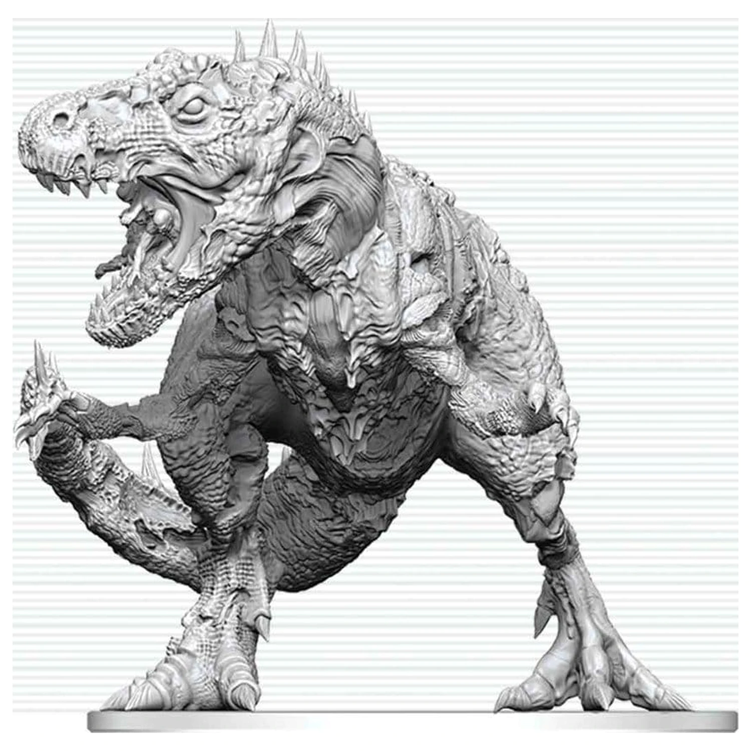 Dungeons & Dragons Nolzur's Marvelous Miniatures Unpainted Miniature Tyrannosaurus Zombie 20 cm product photo