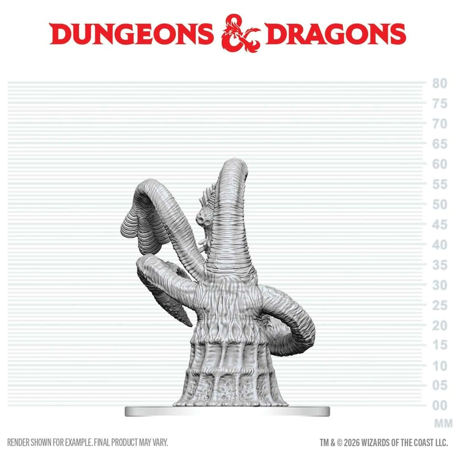 Dungeons & Dragons Nolzur's Marvelous Miniatures Unpainted Miniature Yithian 14 cm product photo