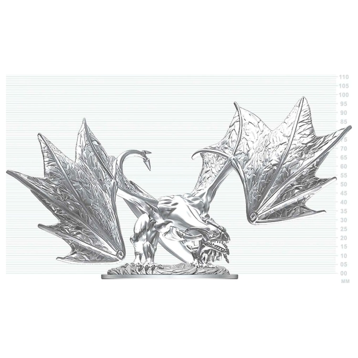 Dungeons & Dragons Nolzur's Marvelous Miniatures Unpainted Miniature Young Sapphire Dragon 20 cm product photo