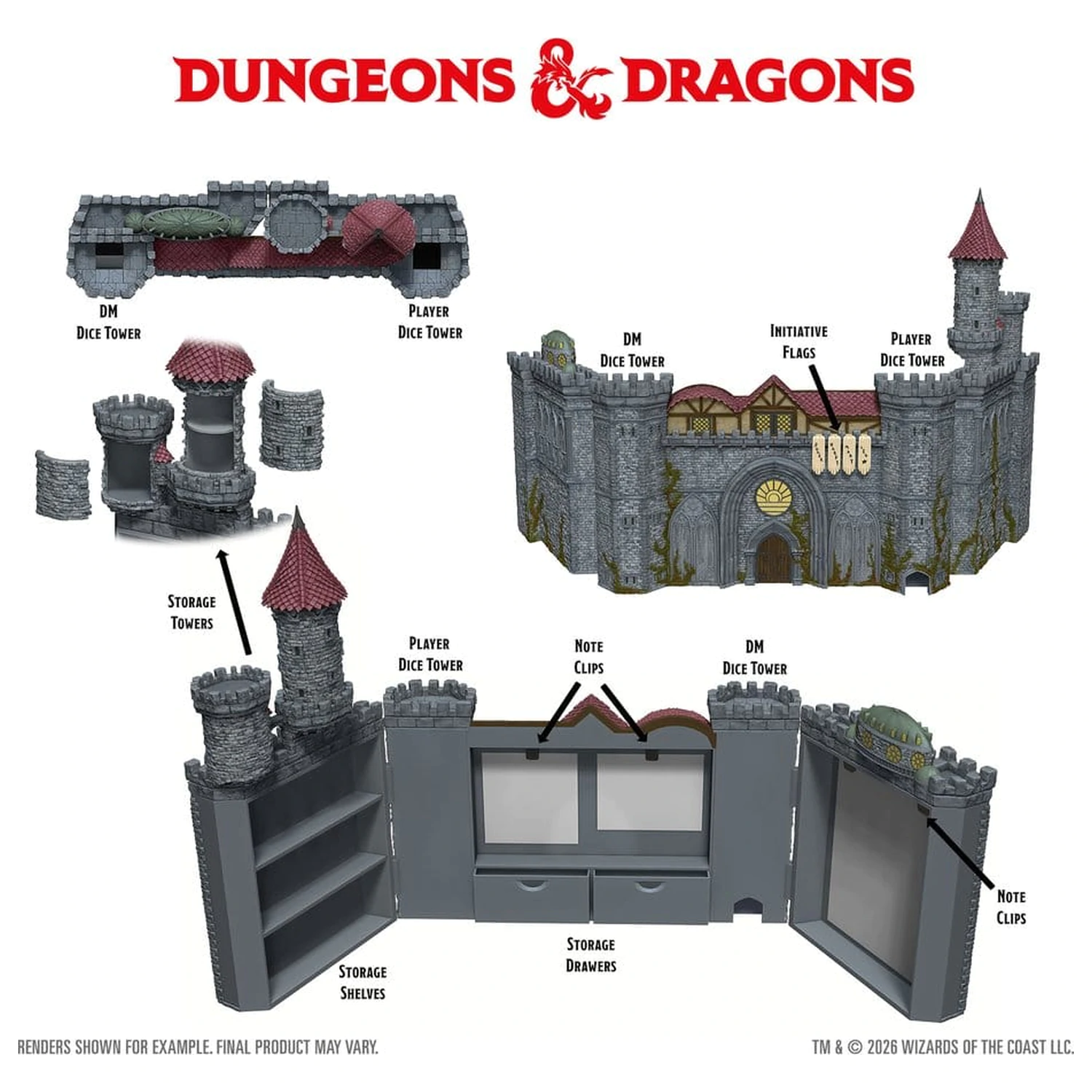 Dungeons & Dragons Replicas of the Realms: Castle Ravenloft DM Screen product photo