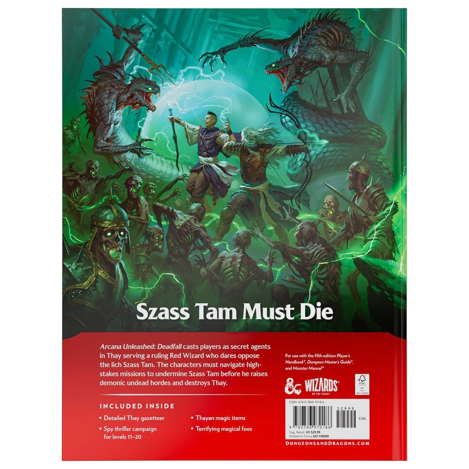 Dungeons & Dragons RPG Arcana Unleashed: Deadfall Book *English Version* product photo