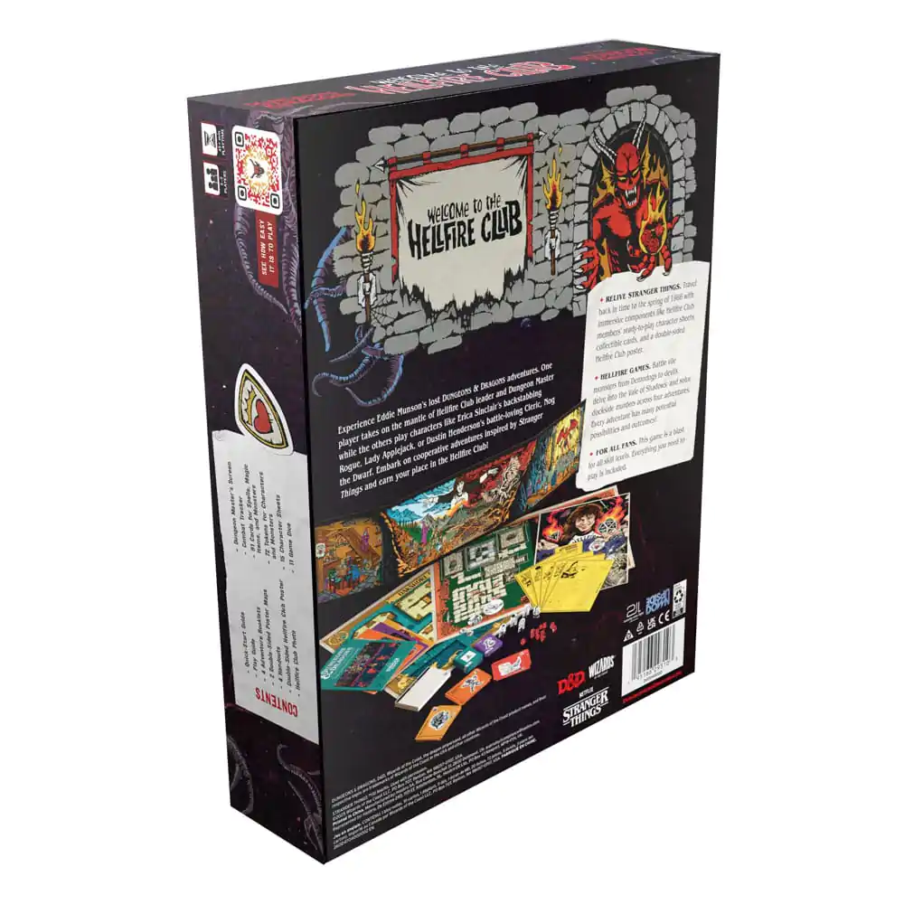 Dungeons & Dragons Board Game Stranger Things: Welcome to the Hellfire Club english product photo