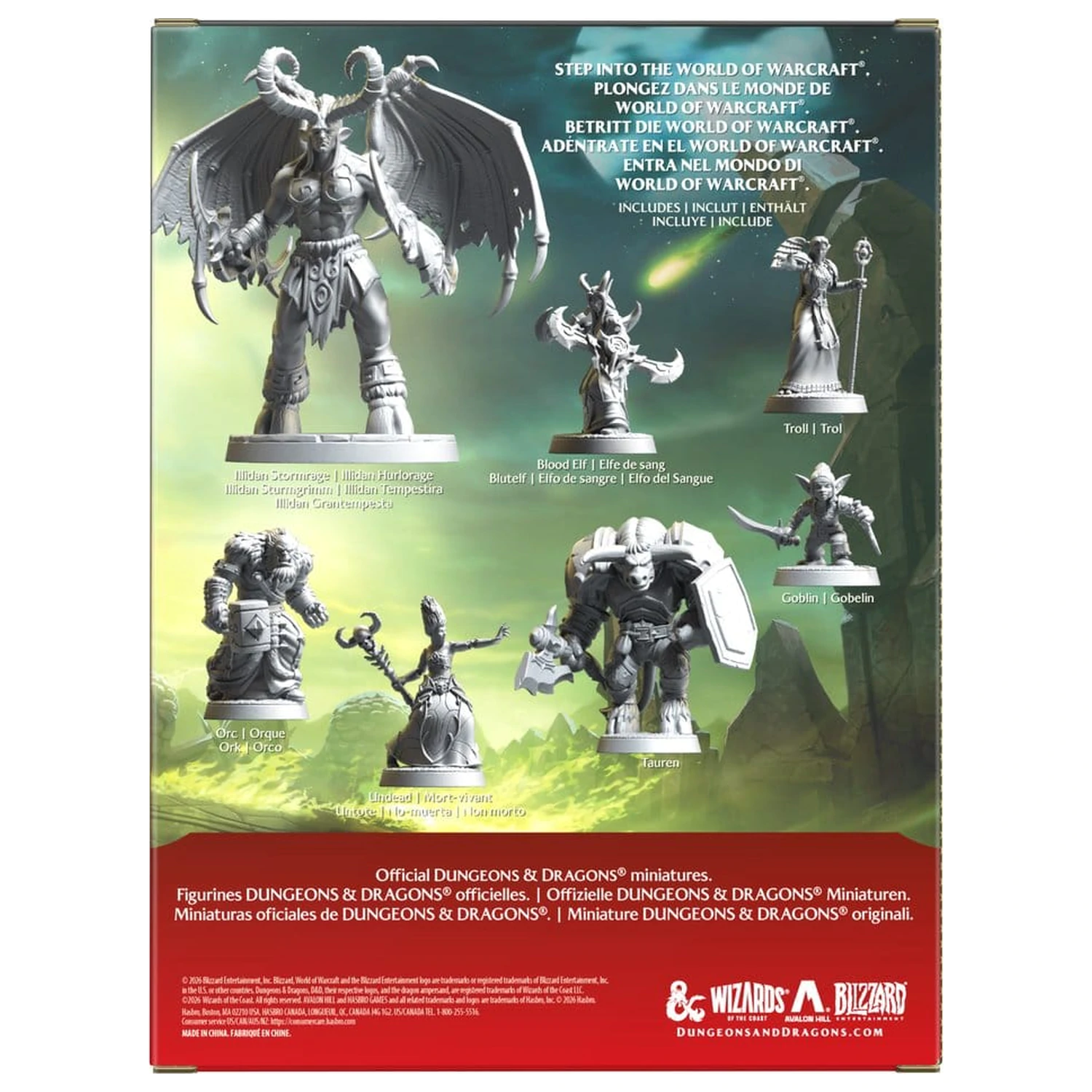 Dungeons & Dragons x World of Warcraft Miniatures Set 1 product photo