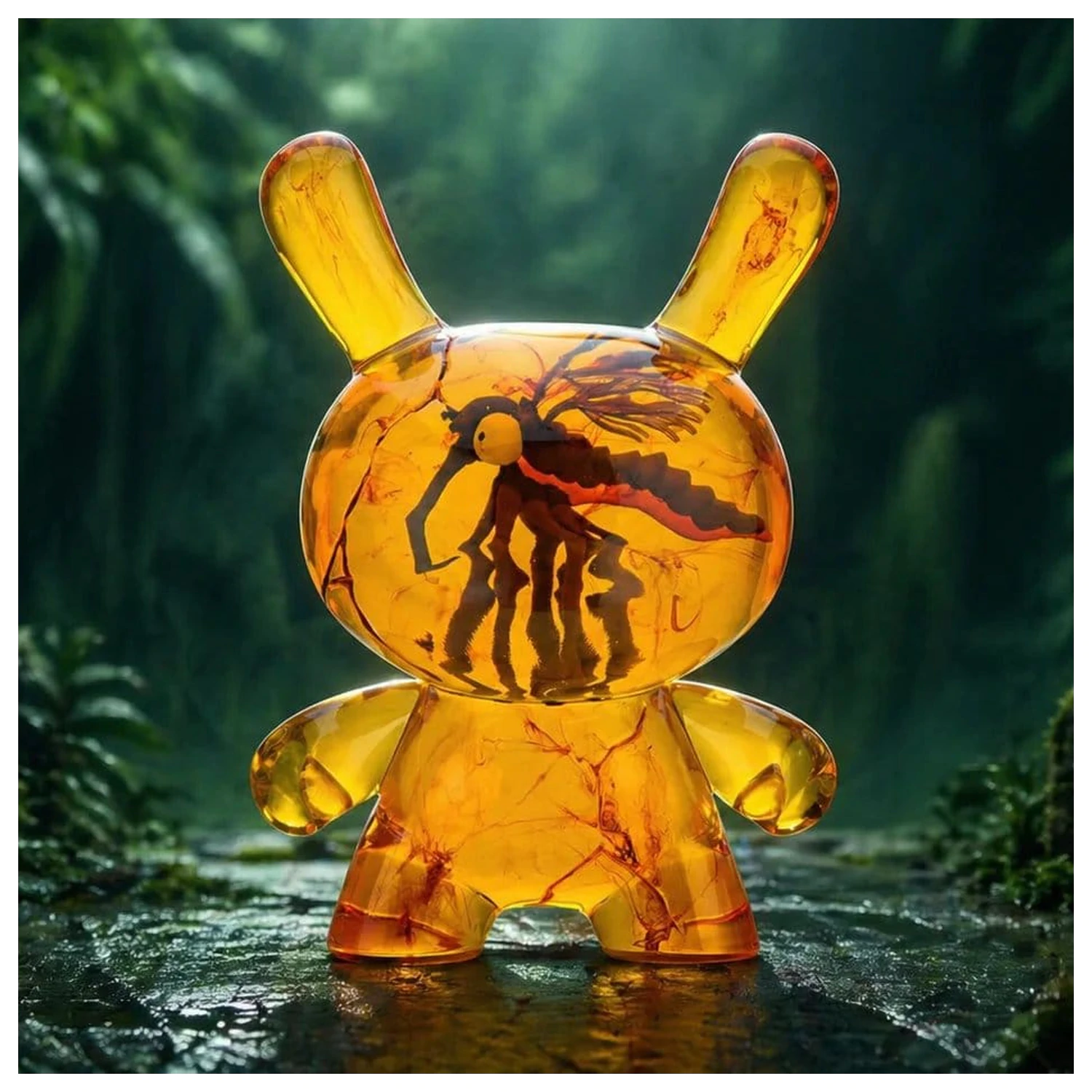 Dunny Art Toy Resin Figure Amber 20 cm product photo