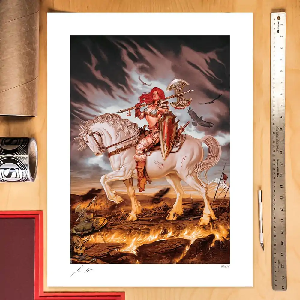 Dynamite Entertainment Art Print Red Sonja: World on Fire 46 x 61 cm - unframed product photo