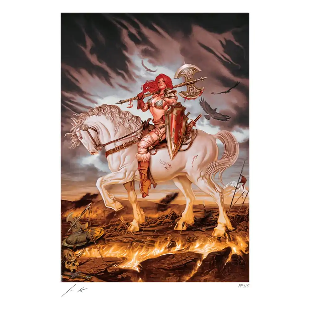 Dynamite Entertainment Art Print Red Sonja: World on Fire 46 x 61 cm - unframed product photo