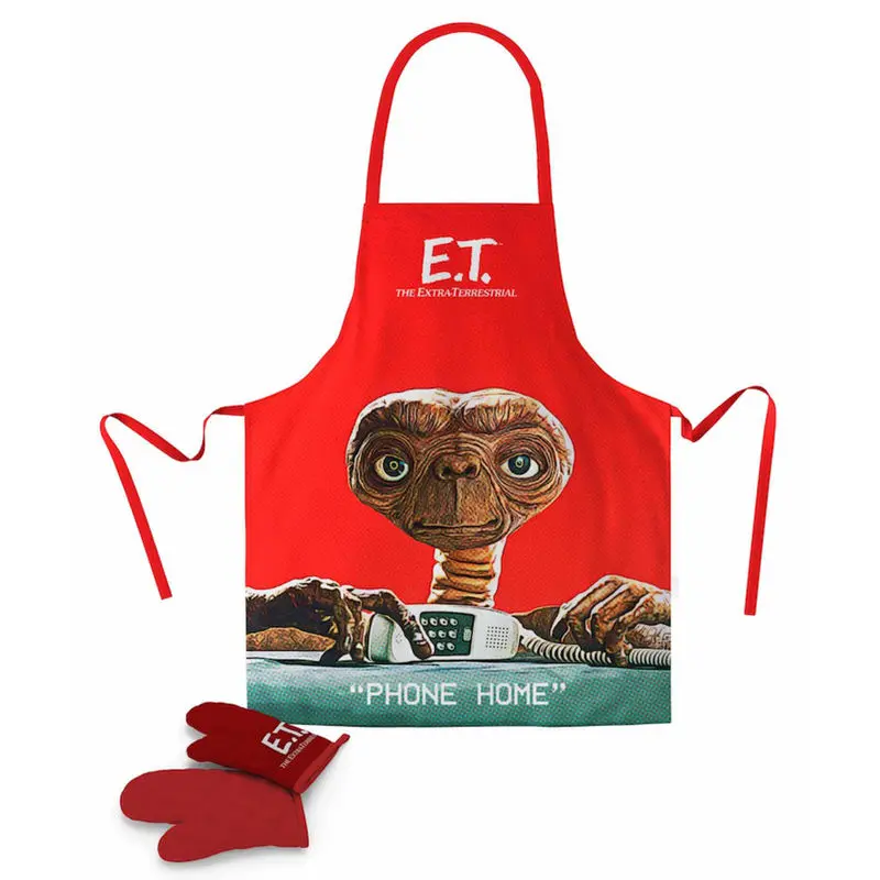 E.T. Phone Home apron with gloves product photo