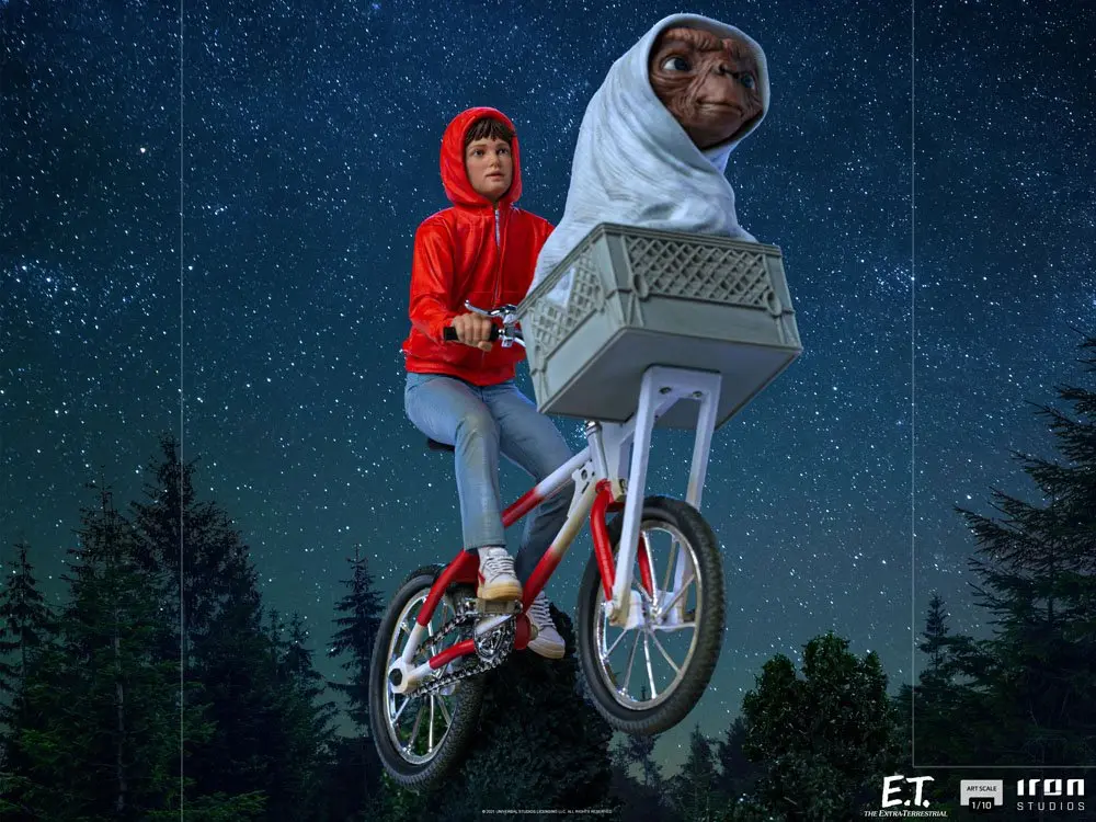 E.T. the Extra-Terrestrial Art Scale Statue 1/10 E.T. &amp; Elliot 24 cm product photo