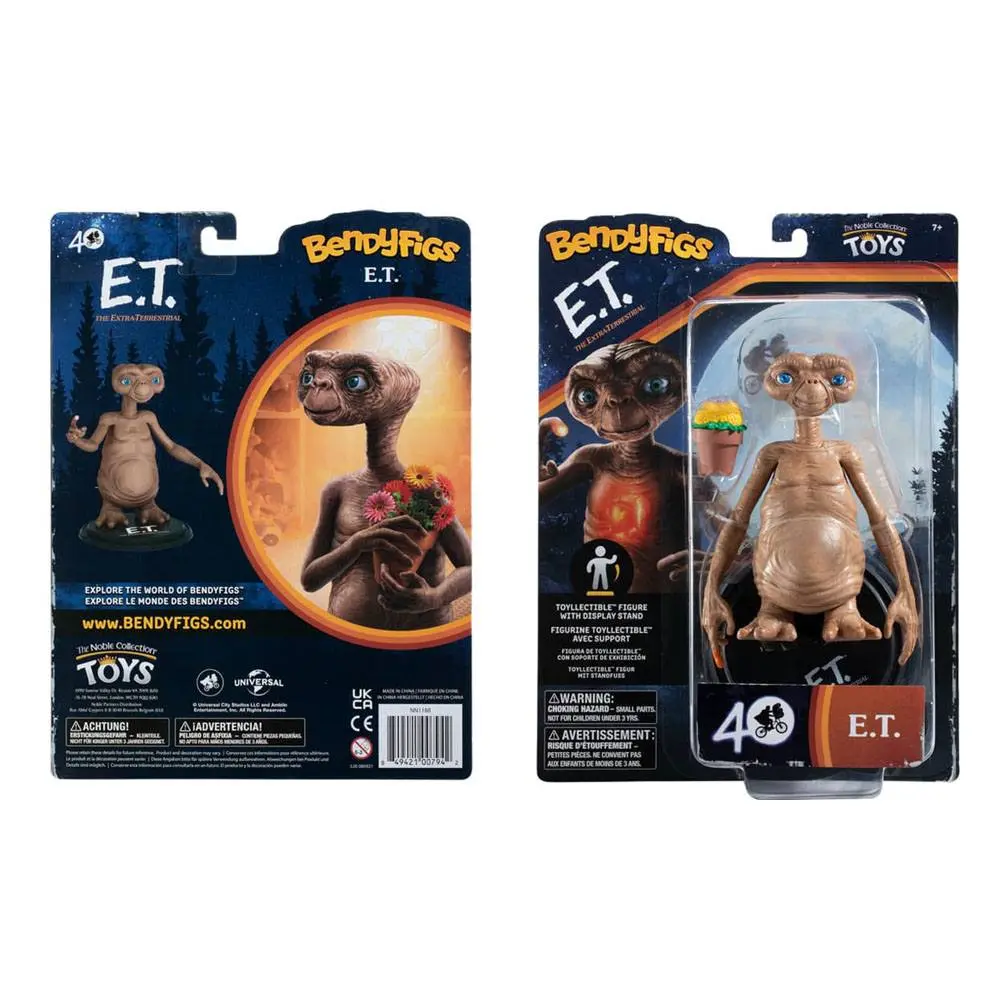 E.T. the Extra-Terrestrial Bendyfigs Bendable Figure E.T. 14 cm termékfotó