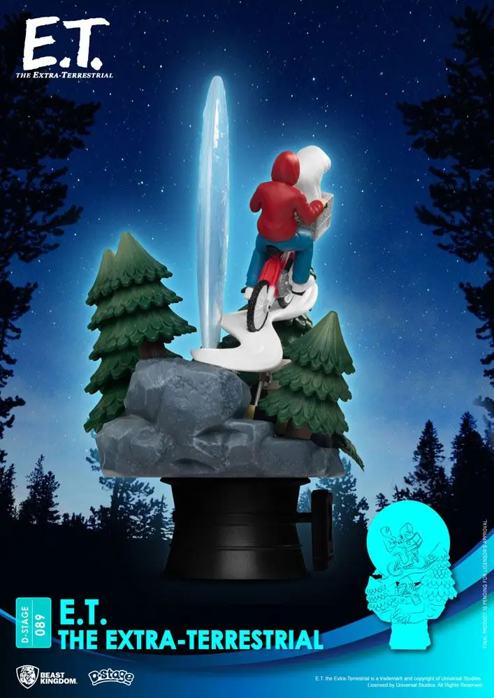 E.T. the Extra-Terrestrial D-Stage PVC Diorama Iconic Scene Movie Scene 15 cm product photo