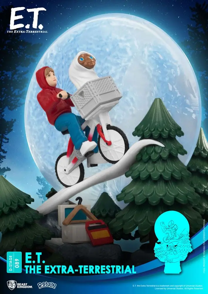 E.T. the Extra-Terrestrial D-Stage PVC Diorama Iconic Scene Movie Scene 15 cm product photo